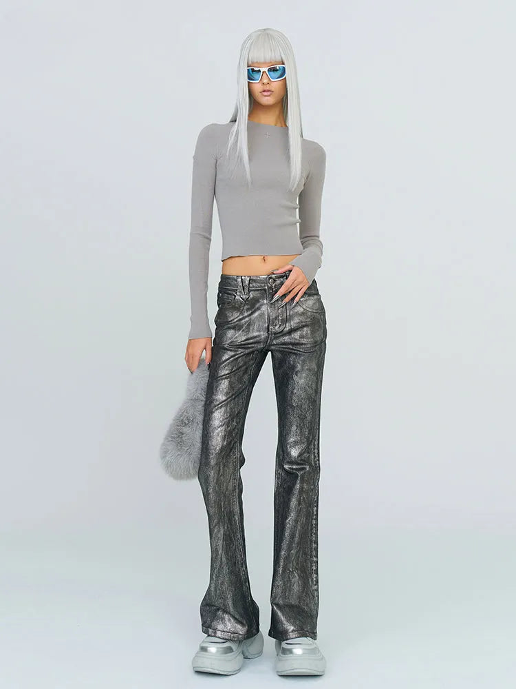 Mirage Star Cloud Elastic Flare Jeans