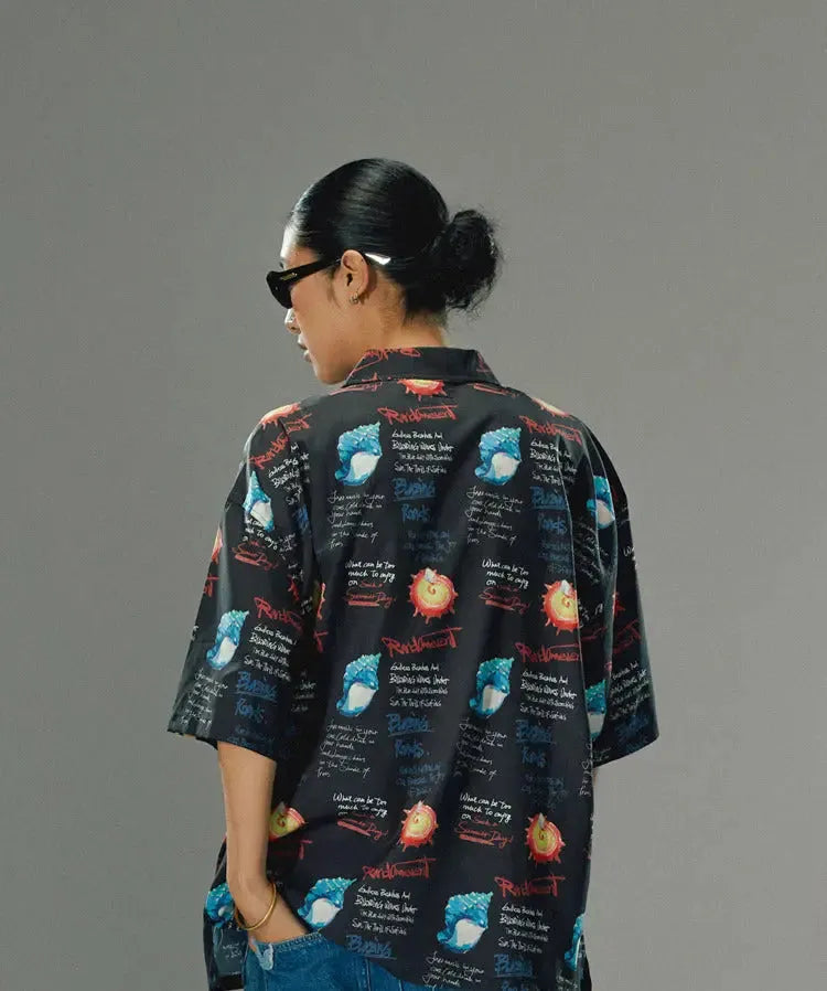 Black & White Graffiti Shirt