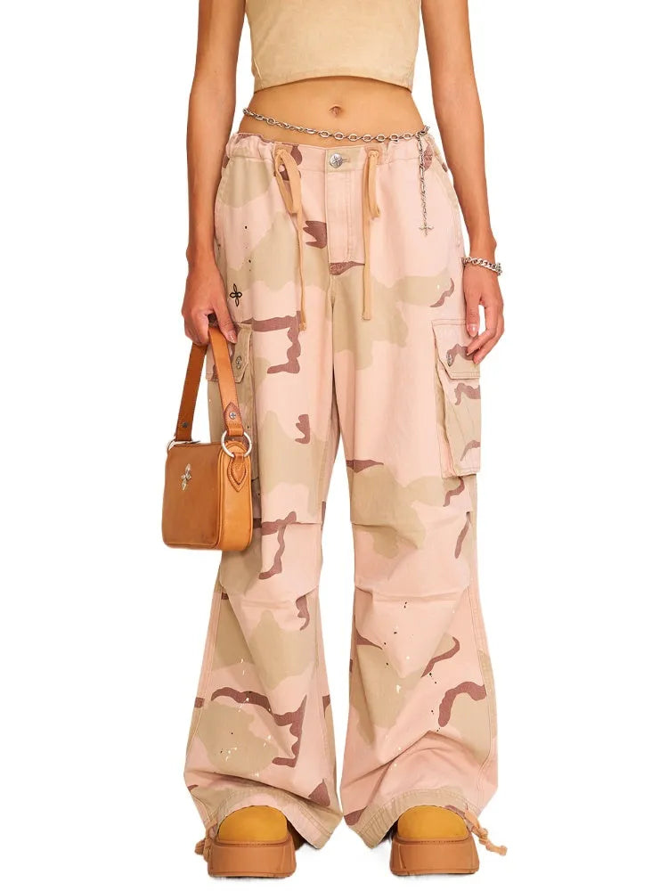 Compass Retro Camo Para Pants Desert Camouflage