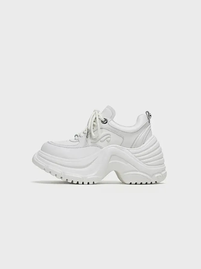 Leather Sculpted Dad Shoes