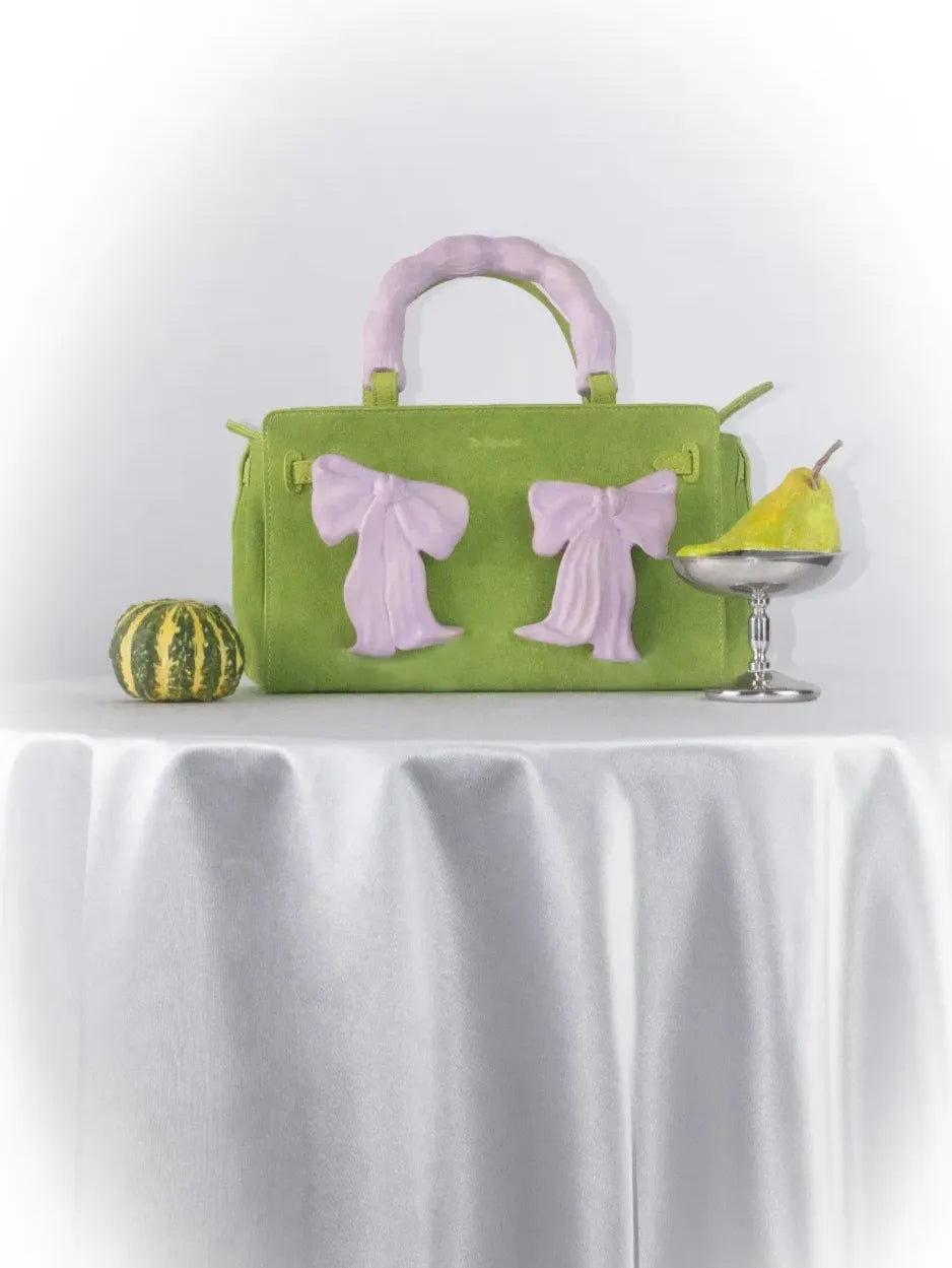 Handcrafted Ceramic Bow Bag