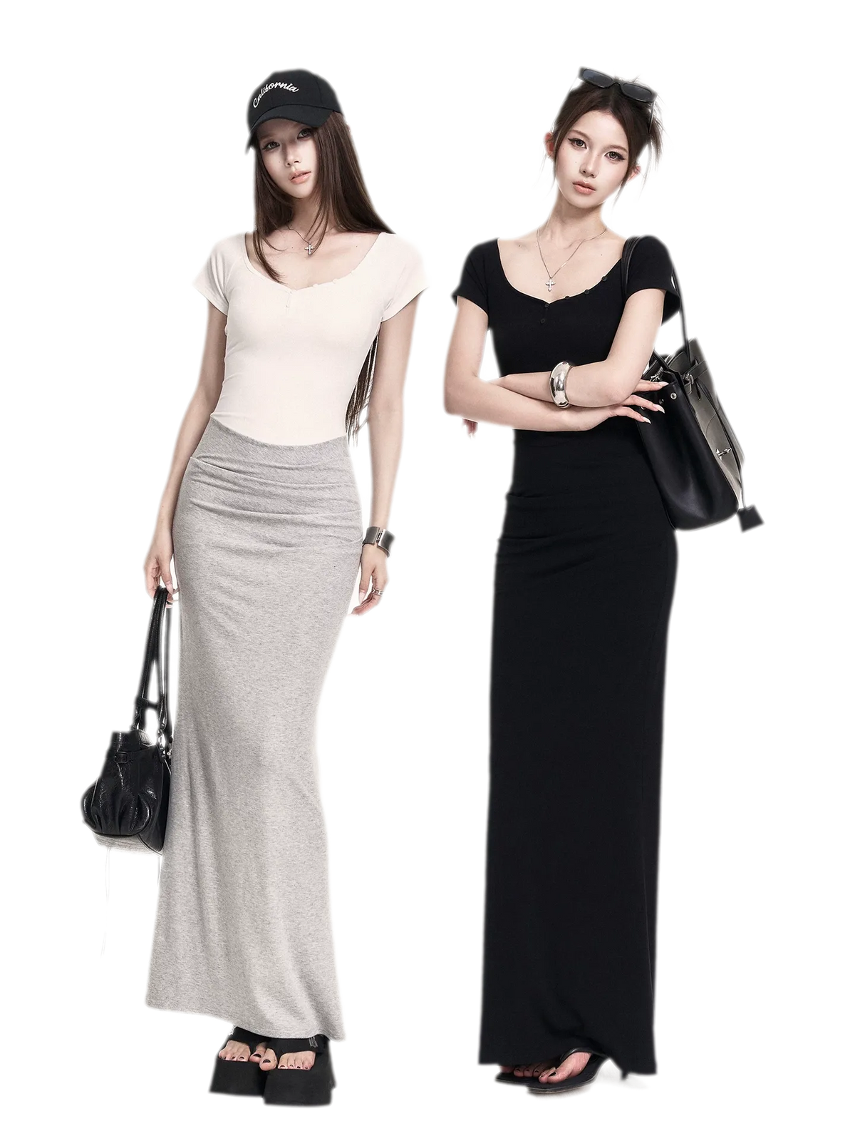 Sweetheart Ruched Maxi Dress