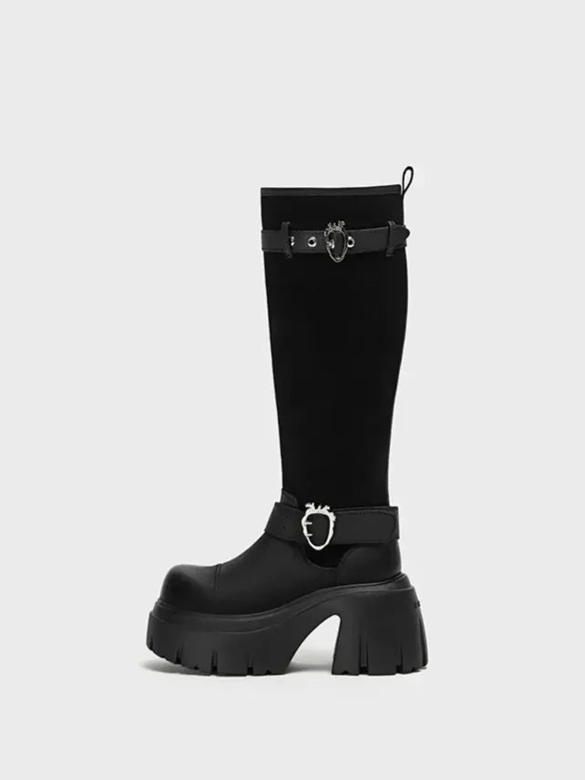 Thick Platform Knee Boots