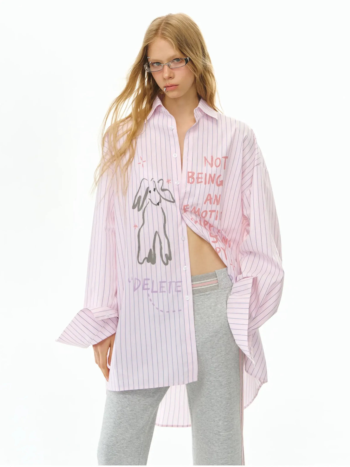 Printed Stripe Shirt