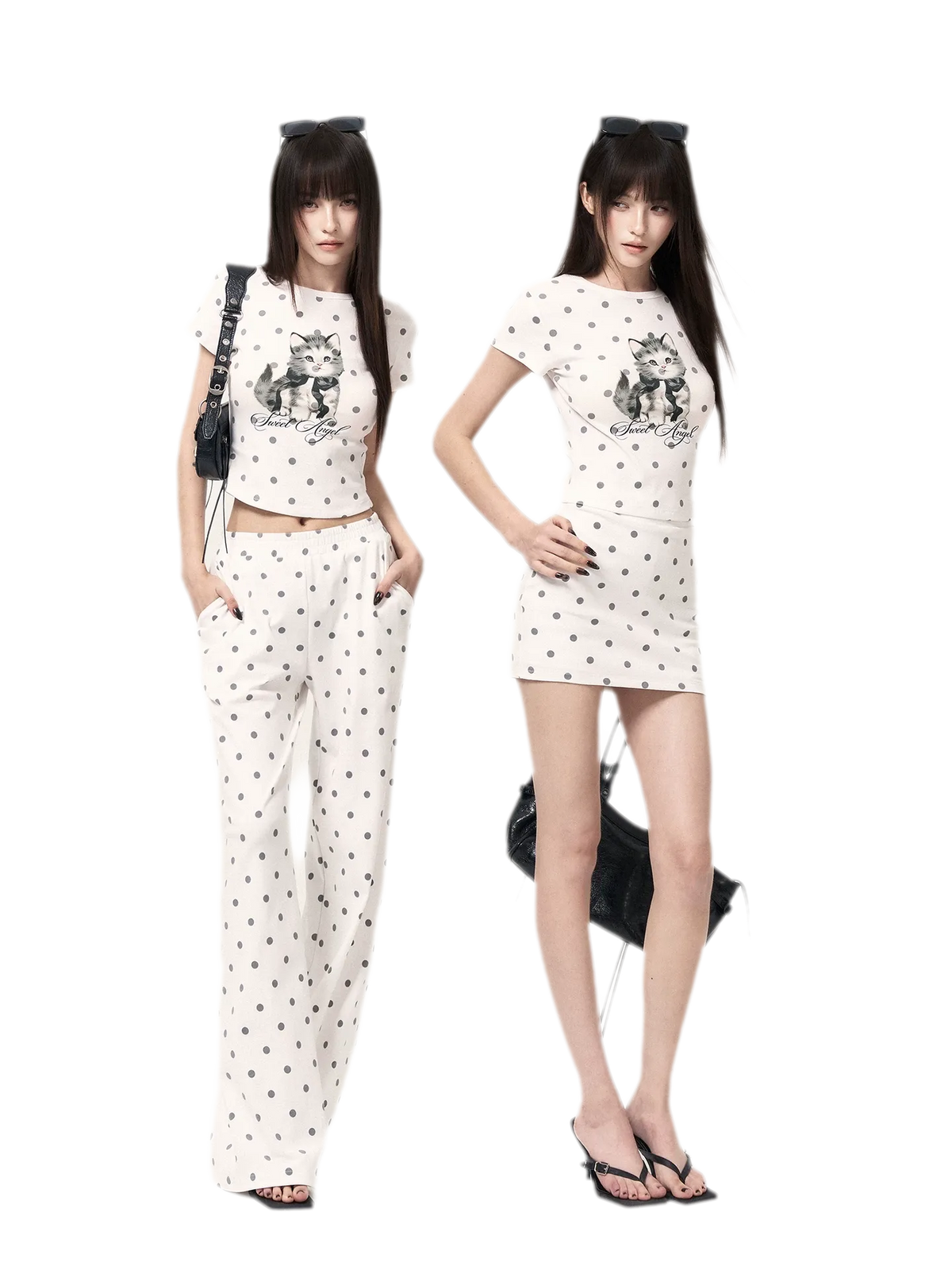 Polka Dot Knit Set