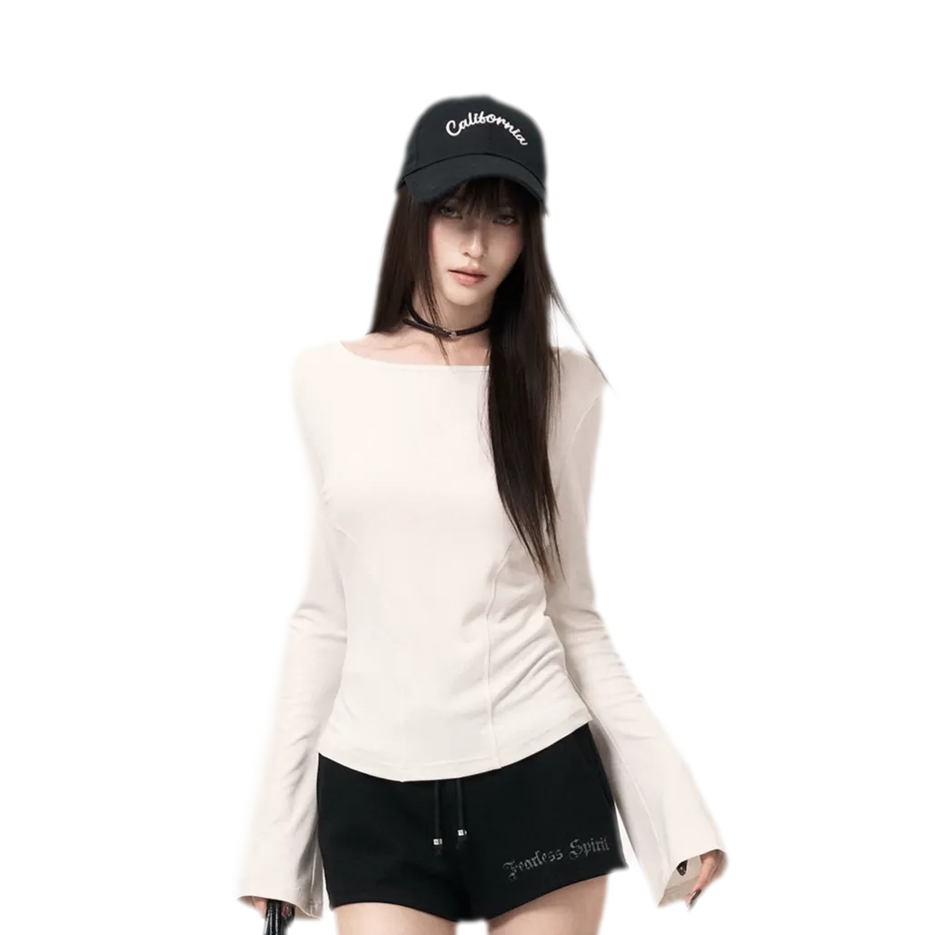 Angel Wing Printed Long-Sleeve Tee