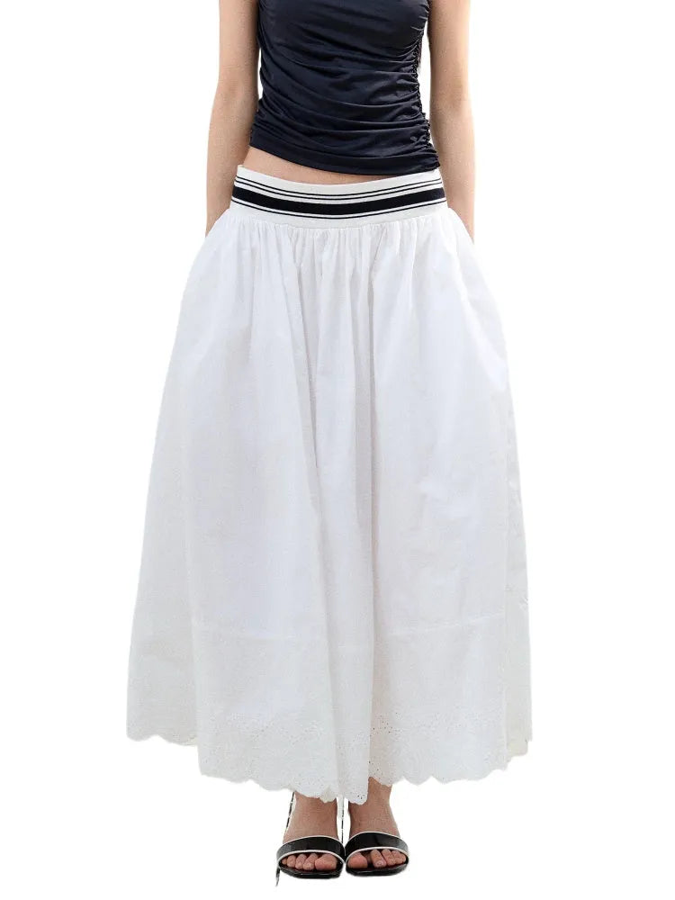 Striped Waistline Tutu Skirt
