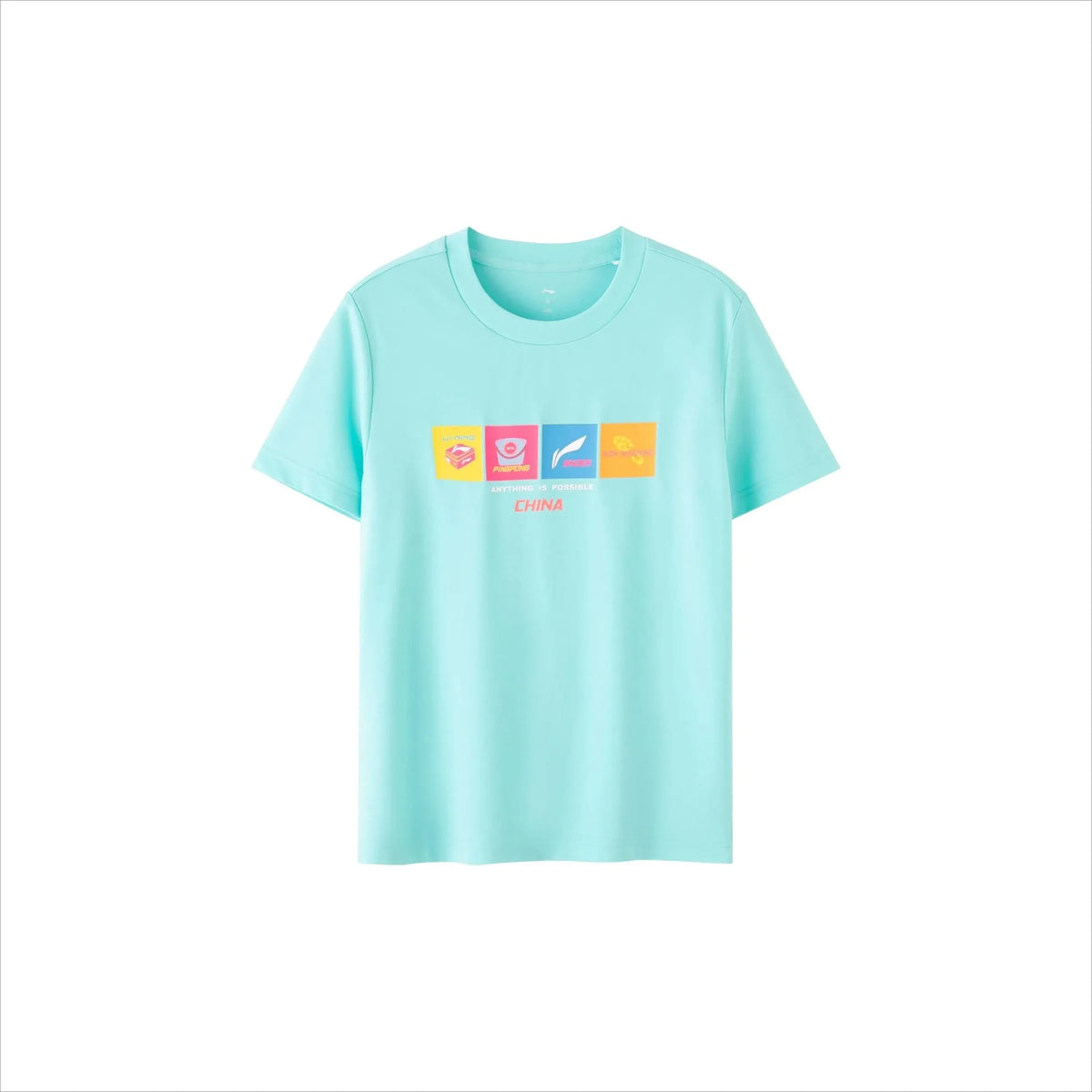 Li-Ning Ping Pong Series Printed Crewneck T-Shirt