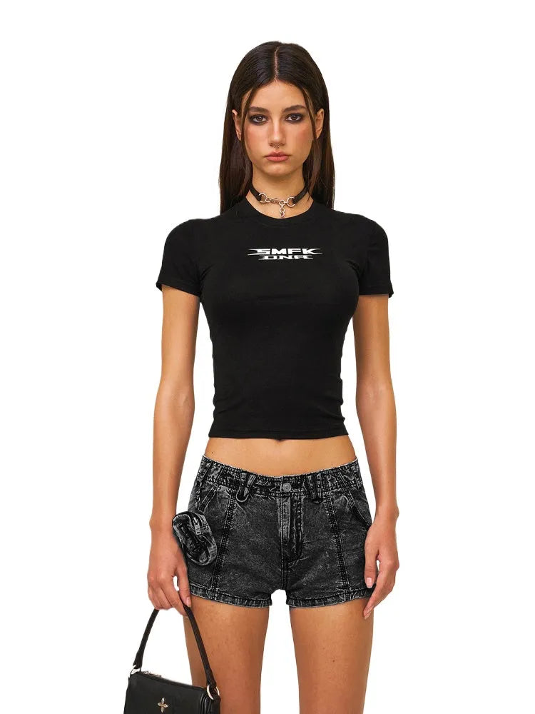 Waist Elastic Sports T-shirt Base