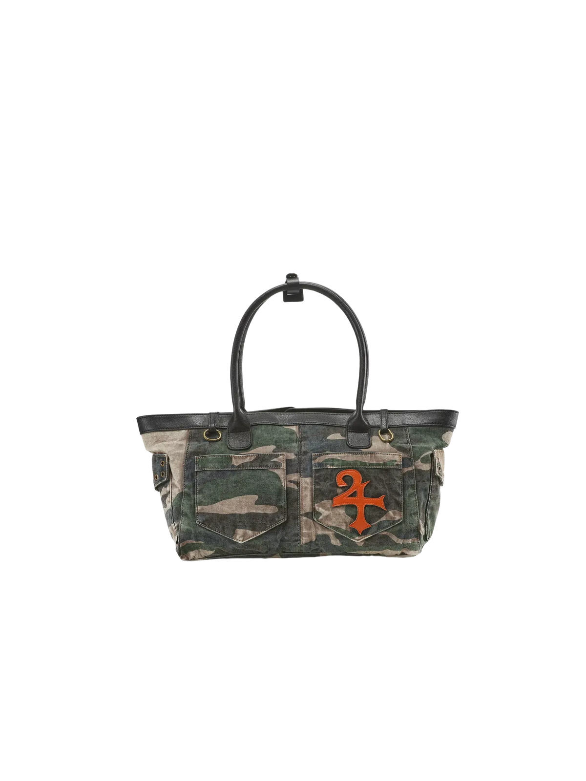 Camouflage & Denim Tote Bag
