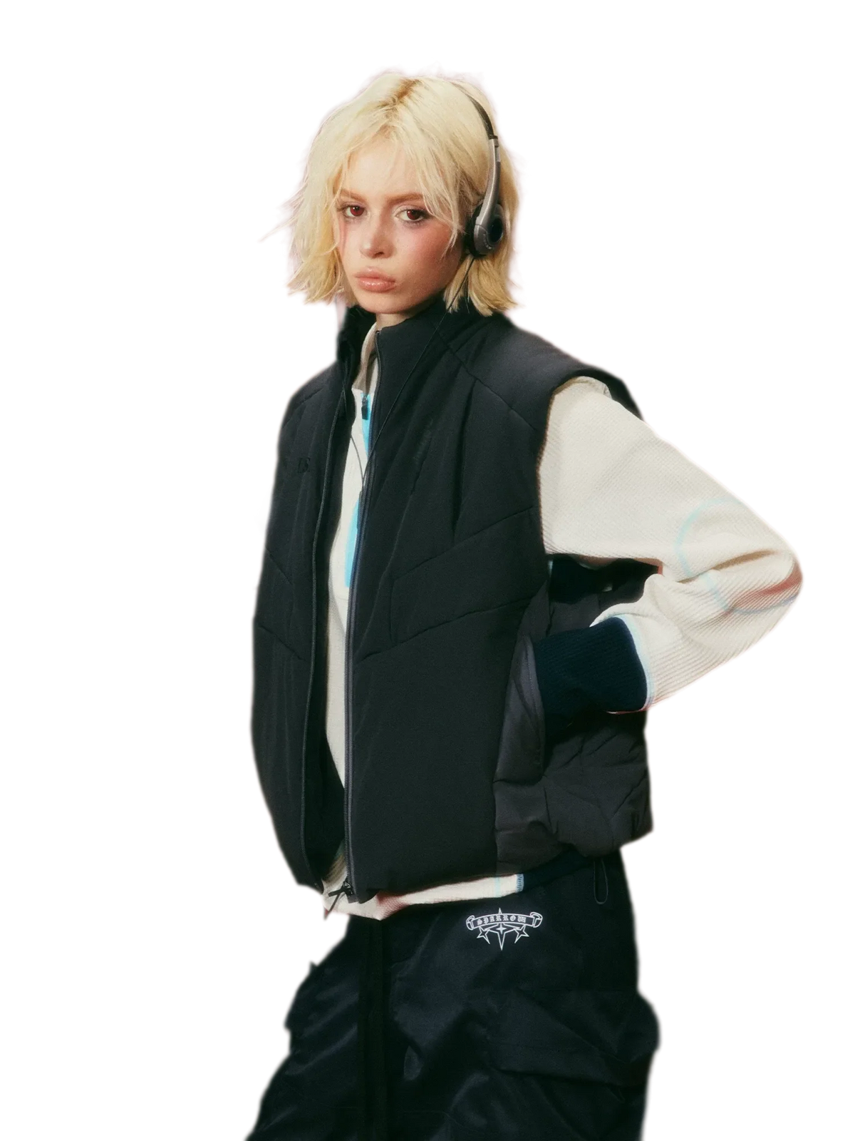 DSM x EVA Panelled Technical Padded Vest