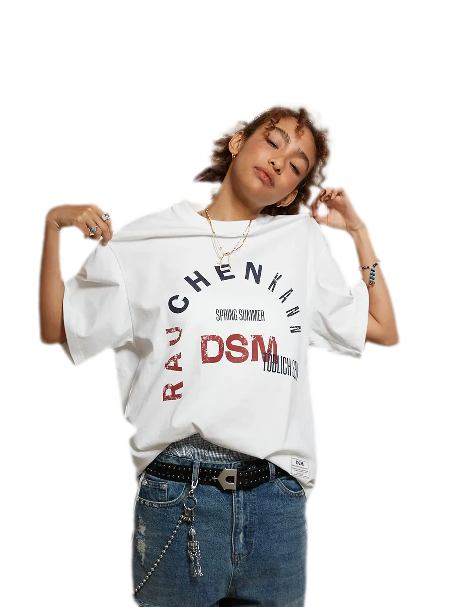 'DSM' Lettering T-Shirt