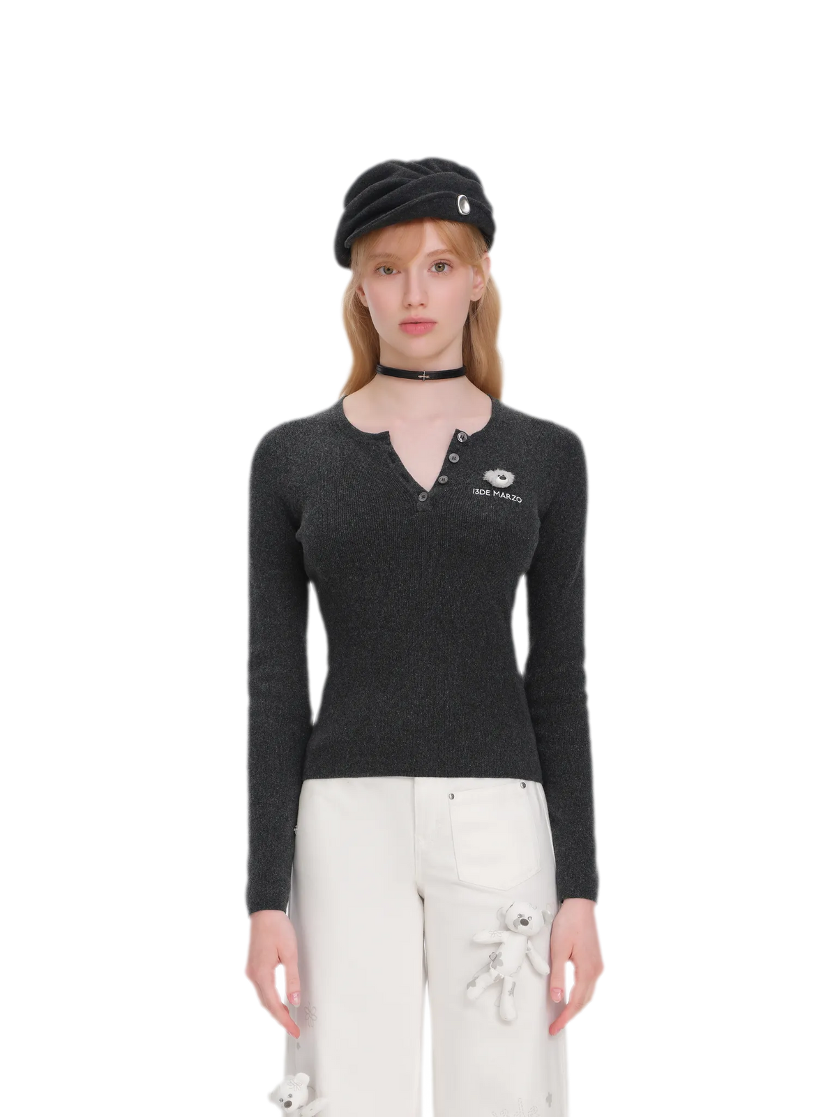 Textured Knit Undershirt