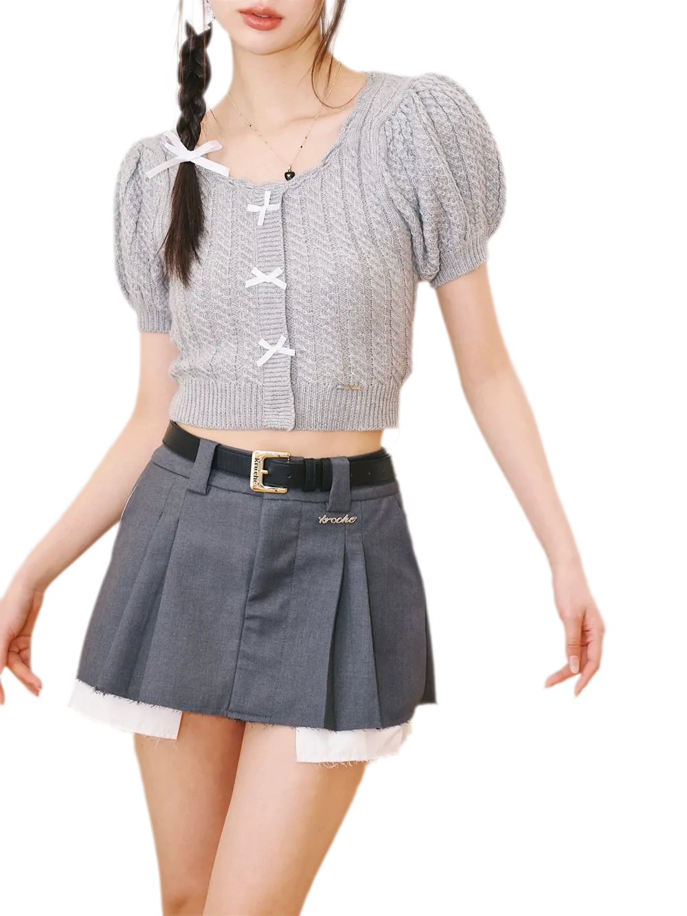 Wide Metal Letter Belt