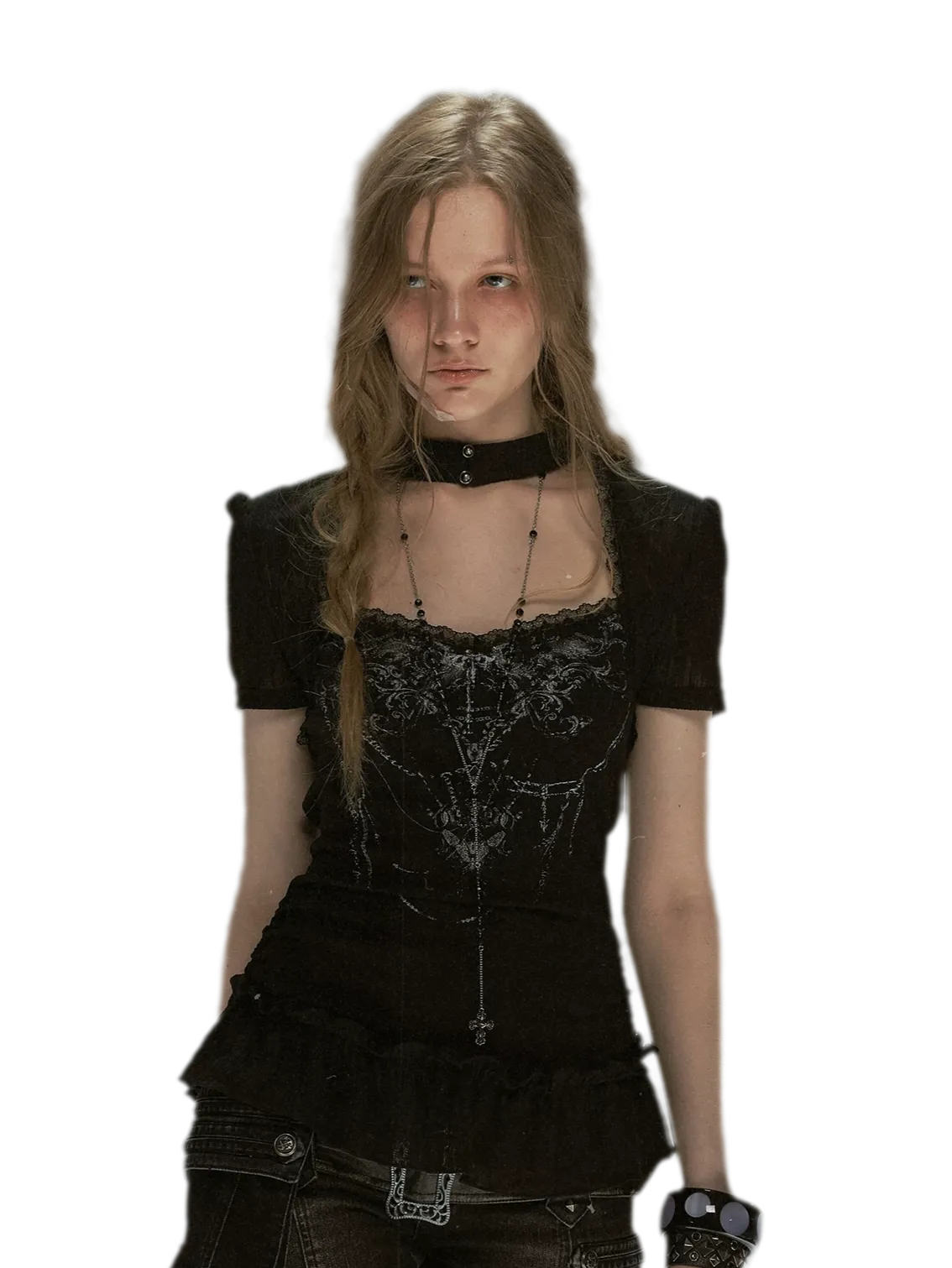 Butterbone Gothic Lace Top
