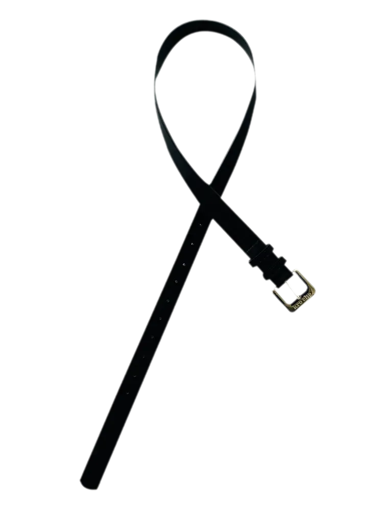 Wide Metal Letter Belt