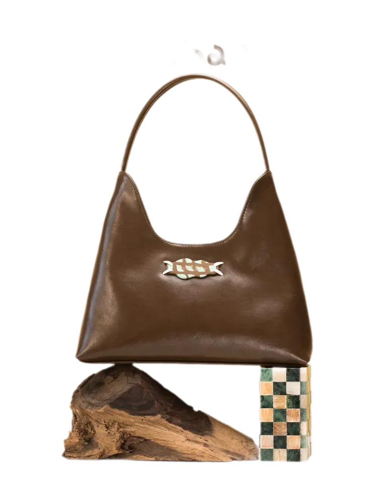 Textured Hobo Candy Applique Bag