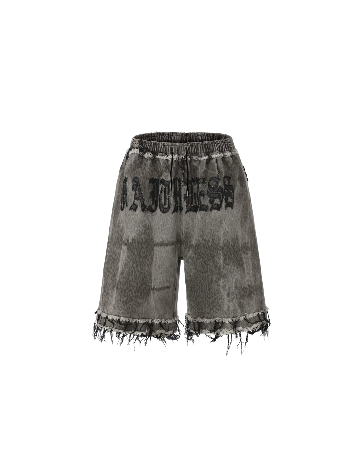 Punk Grunge Distressed Denim Shorts