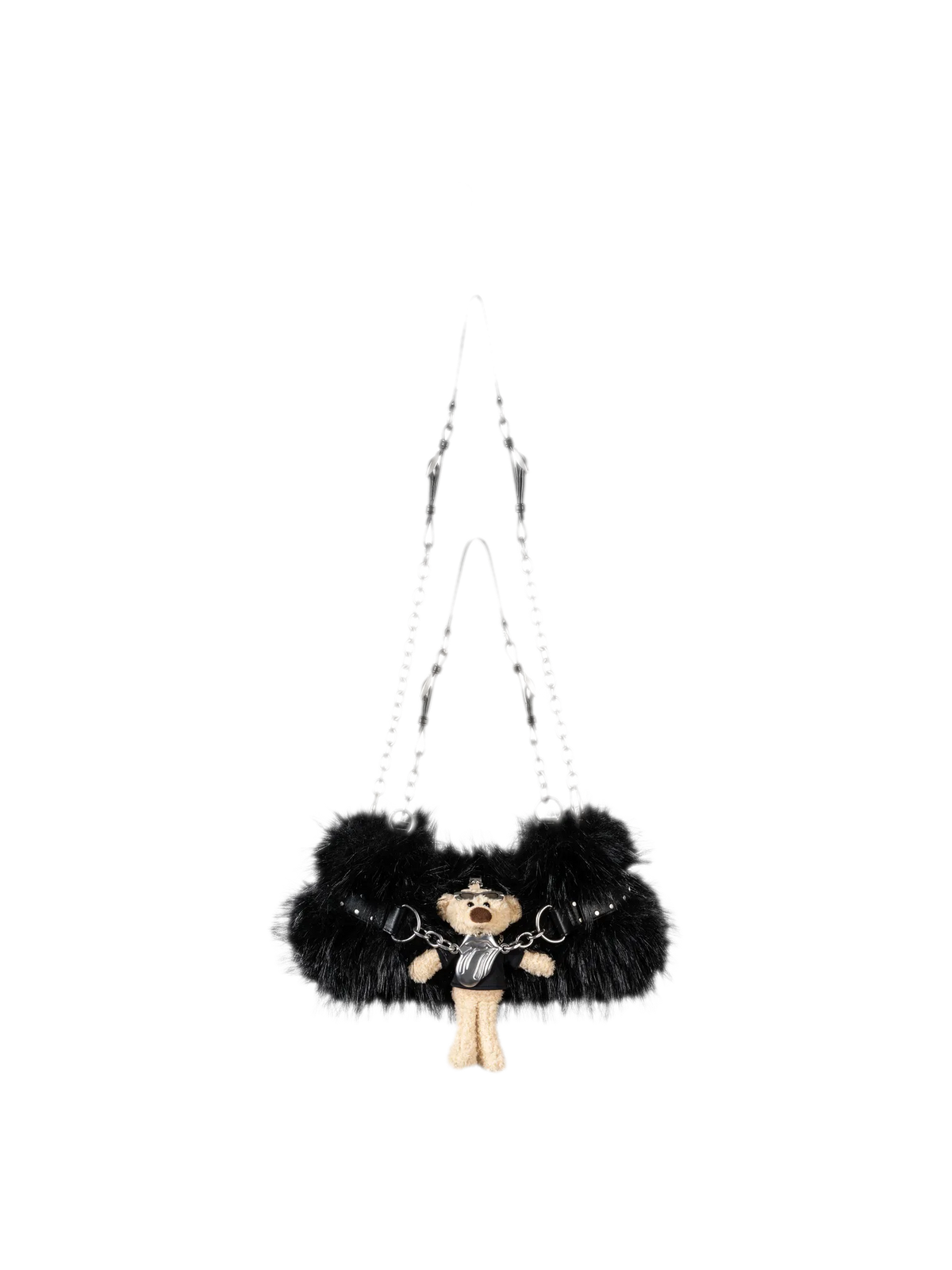 Furry Underarm Shoulder Bag