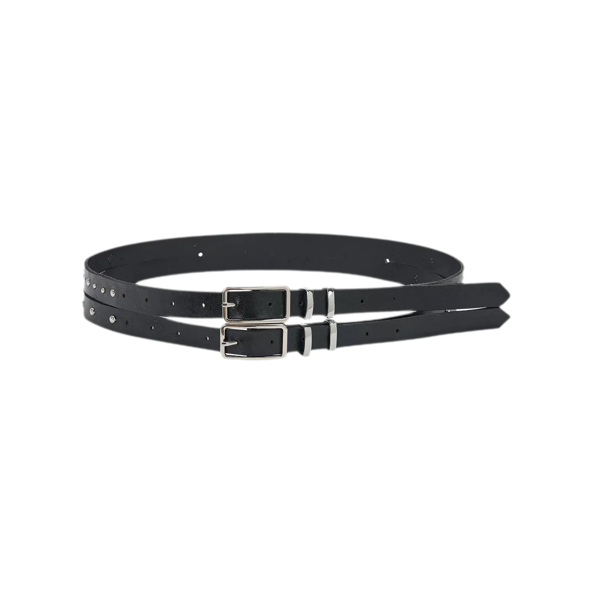 PU Double-Track Rivet Belt