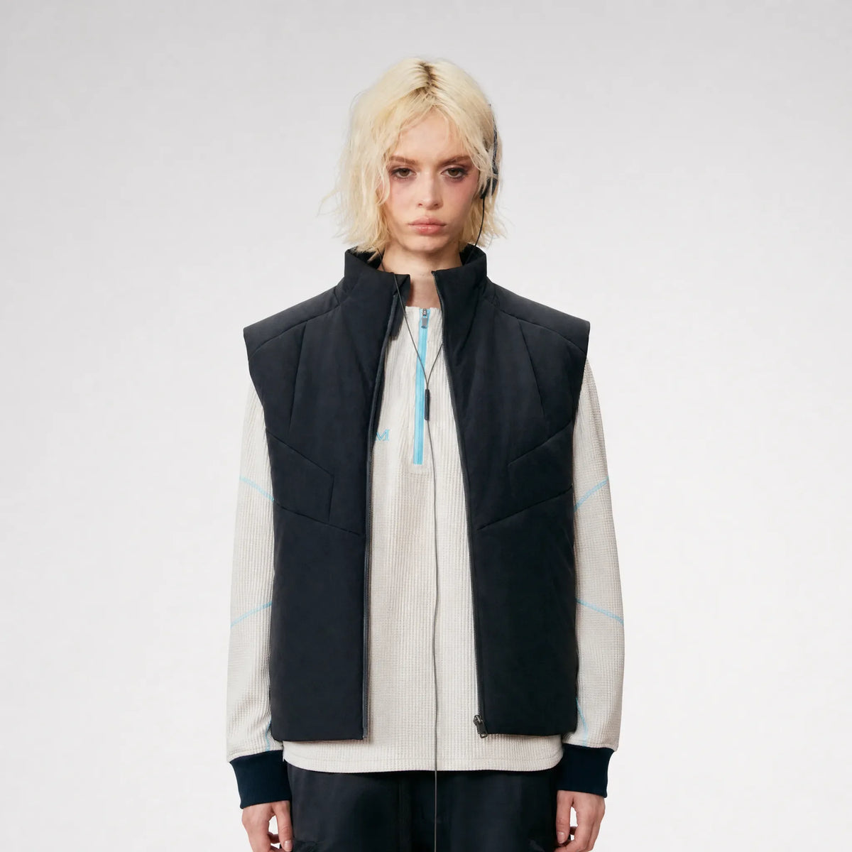 DSM x EVA Panelled Technical Padded Vest