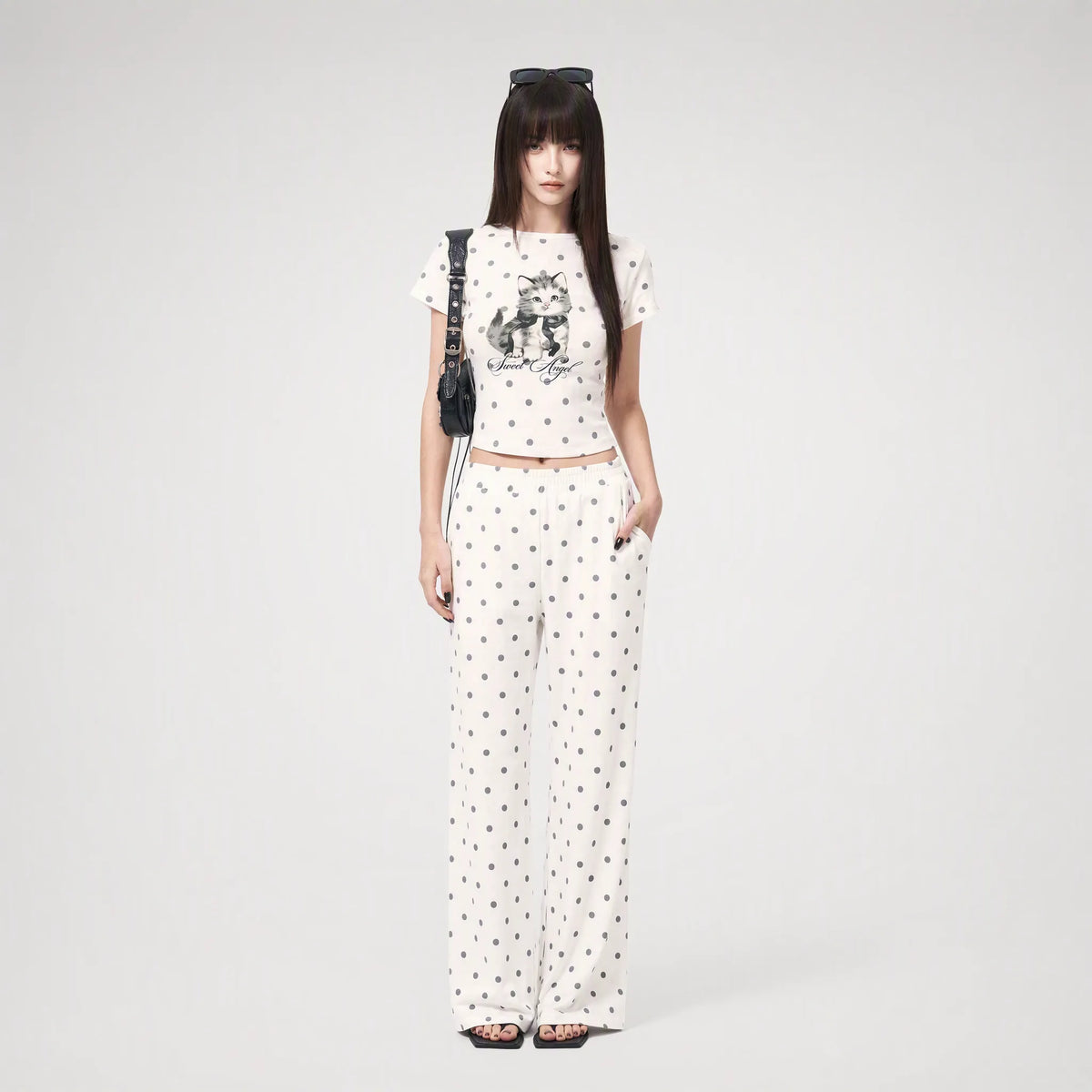 Polka Dot Knit Set